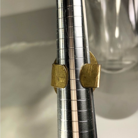 💝VTG MENS MCM BRUTALISTS RAFAEL BRASS RING ADJUSTABLE 1960-1970 CANADA unisex - Picture 11 of 12